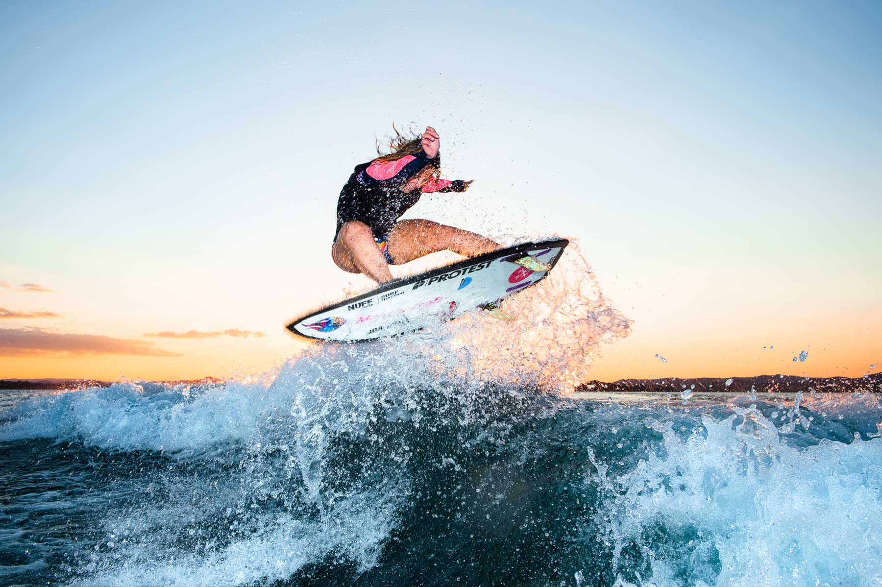 Aufnahmen in 360 Grad mit der Insta360Pro: wakesurferin