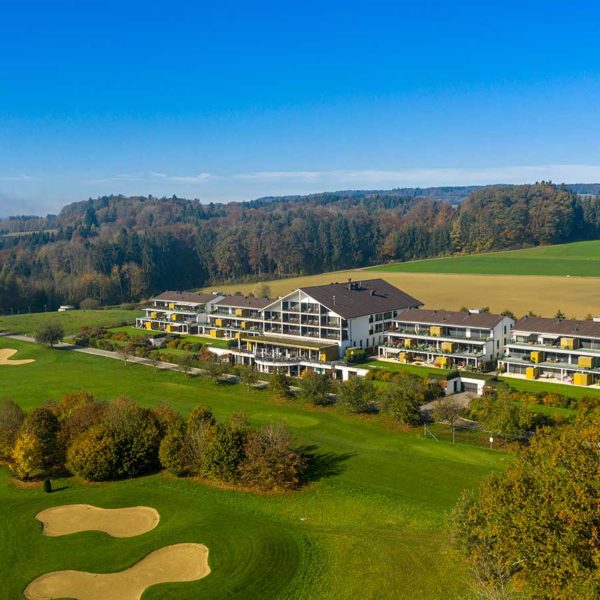 Drohnenfotografie Schweiz Golfplatz