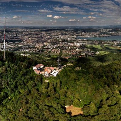 Professionelle Luftaufnahmen mit Drohne: Uetliberg