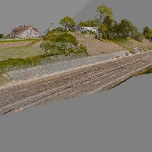 Inspektion und Vermessung mit der Drohne: Luftaufnahmen Kubatur-Vermessung ASTRA