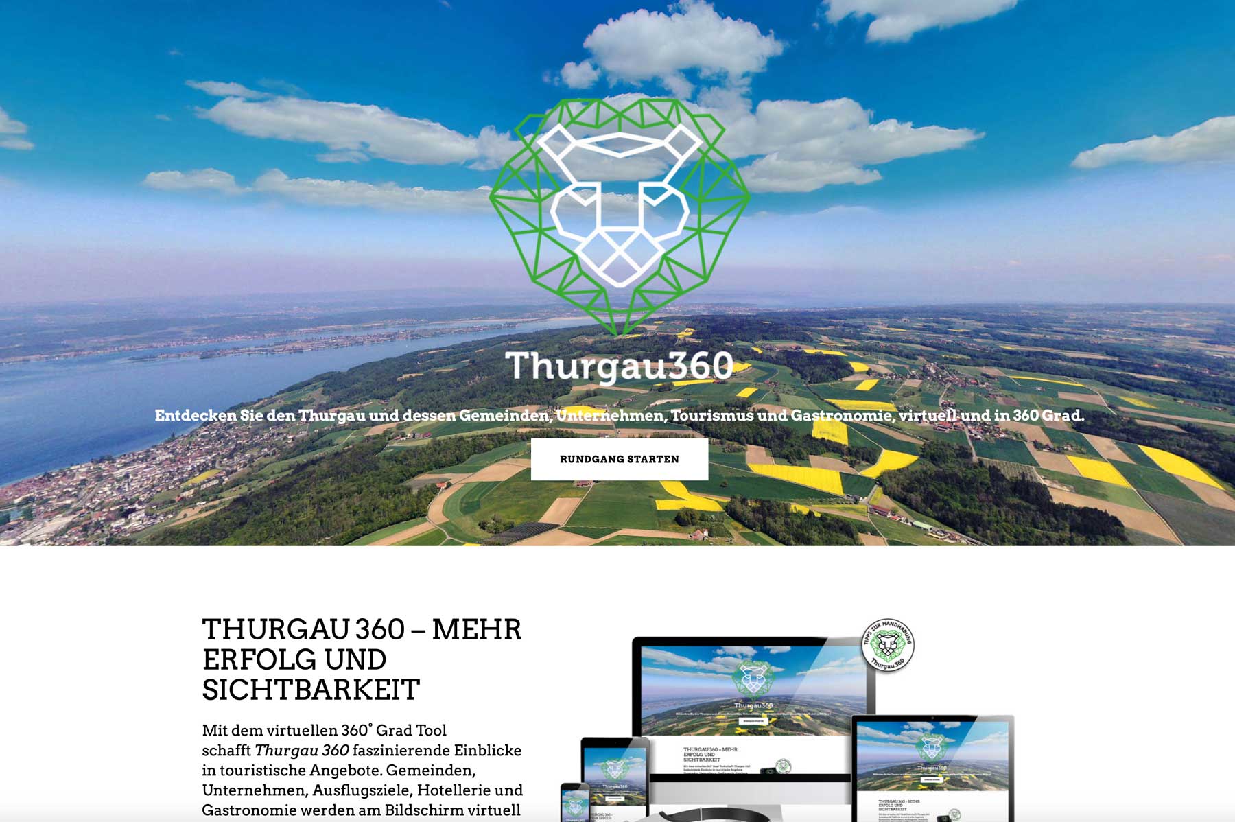 Webdesign und SEO: Thurgau 360 Grad