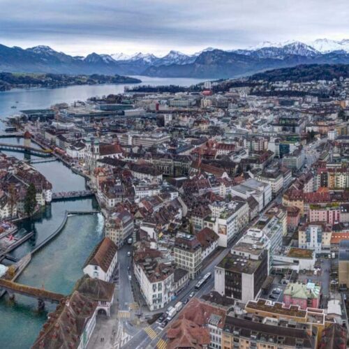 Luftaufnahmen Tourismus: Luzern