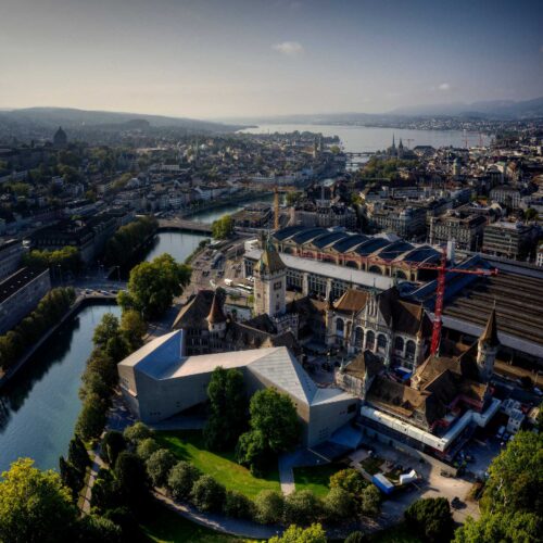 Luftaufnahmen Gewerbe: Zürich Panorama 2