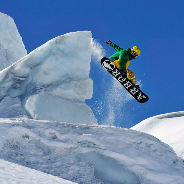 Sportfotografie: Snowboard jump