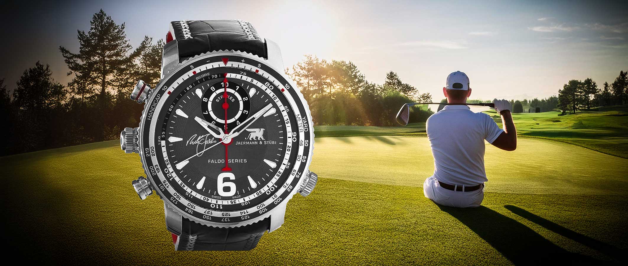 KI Artwork Golf-Uhr by goldgelb